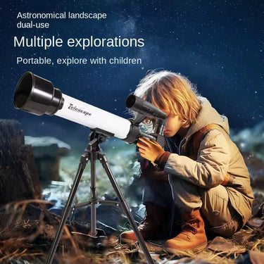 KIDS' ASTRONOMICAL TELESCOPE – EXPLORE THE STARS & PLANETS WITH EASE
